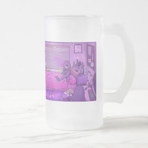 Taza De Cristal Esmerilado ChamiPinkRoom