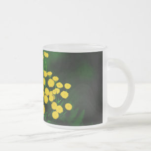 Taza De Cristal Esmerilado Chaqueta Verde Con Botones Dorados