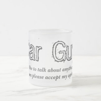 Taza De Cristal Esmerilado Charla del individuo del coche