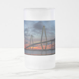 Taza De Cristal Esmerilado Charleston Fire Like Sunset