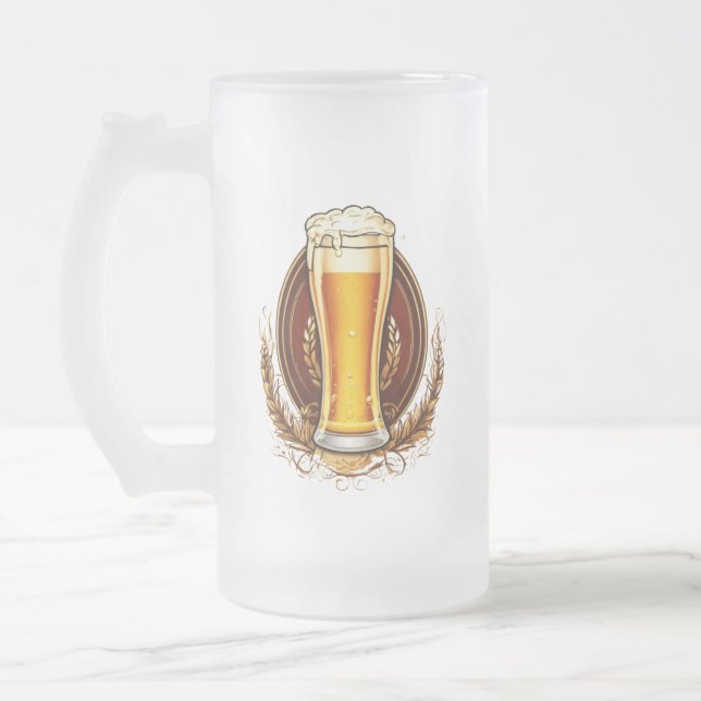Taza De Cristal Esmerilado Cheers Vassel (Izquierda)