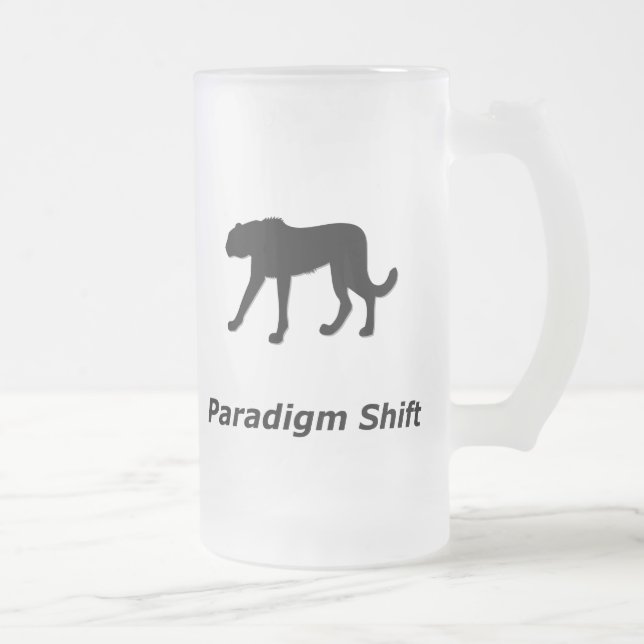 Taza De Cristal Esmerilado Cheetah Paradigm Shift (Derecha)