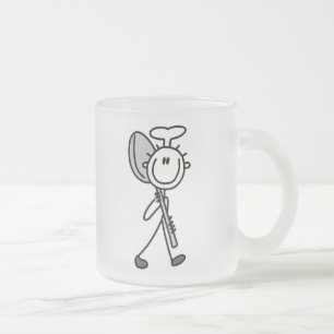 Taza De Cristal Esmerilado Chef con cuchara