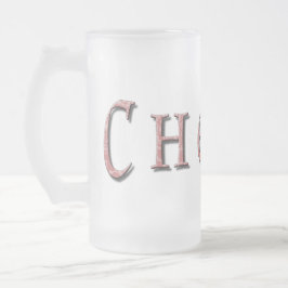 Taza De Cristal Esmerilado Cherie
