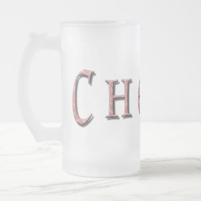 Taza De Cristal Esmerilado Cherie (Izquierda)