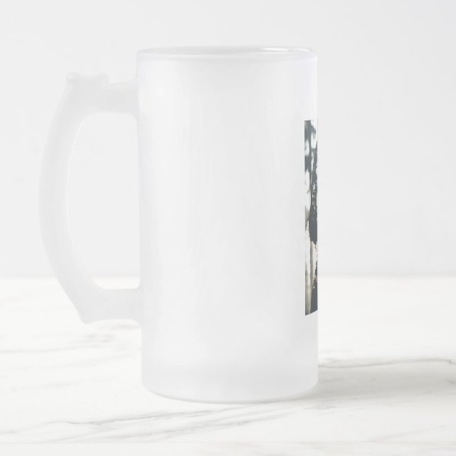 Taza De Cristal Esmerilado Chica de la Naturaleza Mug (Izquierda)