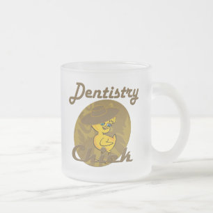 Taza De Cristal Esmerilado Chick de dentista #6