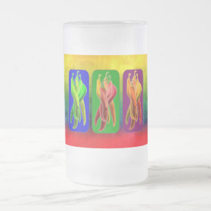Taza De Cristal Esmerilado Chilies Frost Beer Mug