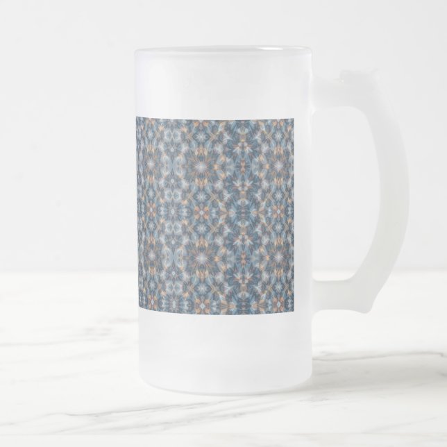 Taza De Cristal Esmerilado Chill Blue Vibes (Derecha)