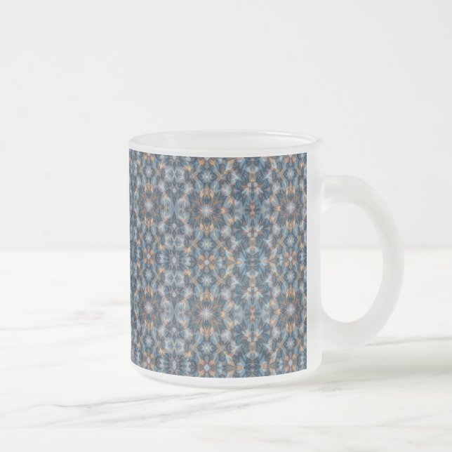 Taza De Cristal Esmerilado Chill Blue Vibes (Derecha)