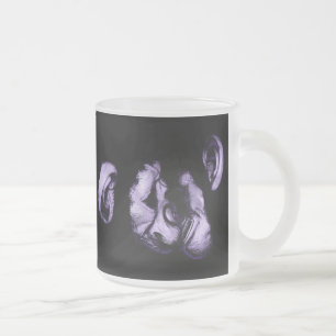 Taza De Cristal Esmerilado chimpancés de besos