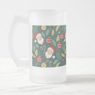 Taza De Cristal Esmerilado Christmas Classics