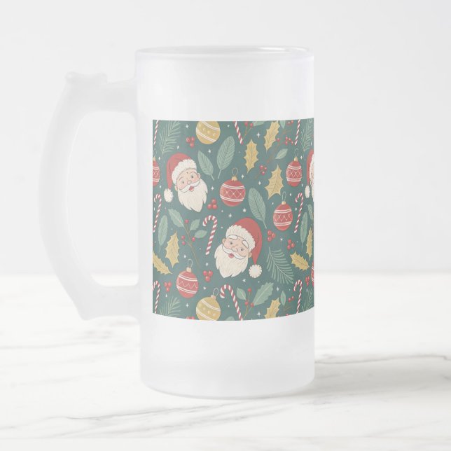 Taza De Cristal Esmerilado Christmas Classics (Izquierda)