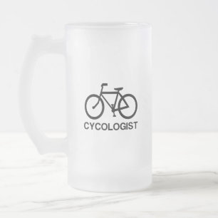 TAZA DE CRISTAL ESMERILADO CICOLOGISTA BIKE
