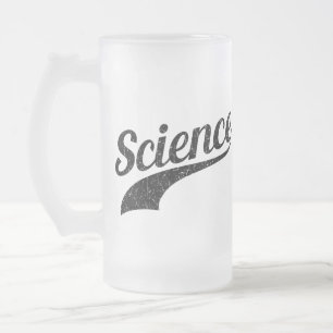 Taza De Cristal Esmerilado Ciencia - Verdadero Creyente