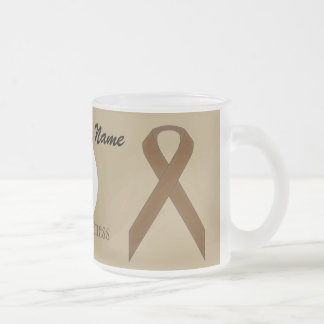 Taza De Cristal Esmerilado Cinta estándar marrón Tmpl de Kenneth Yoncich