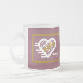 Taza De Cristal Esmerilado Cita de la vida: el poeta Adiela Akoo