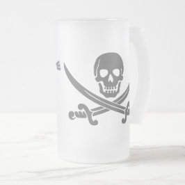 Taza De Cristal Esmerilado ¿Cita del pirata - por qué se va el RON?
