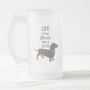 Taza De Cristal Esmerilado Cita minimalista de personalizado de Silhouette de