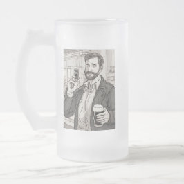 Taza De Cristal Esmerilado citas de cerveza