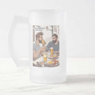 Taza De Cristal Esmerilado citas de cerveza
