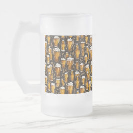 Taza De Cristal Esmerilado citas de cerveza