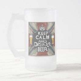 Taza De Cristal Esmerilado citas de cerveza