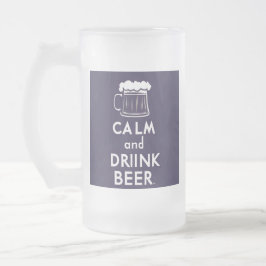 Taza De Cristal Esmerilado citas de cerveza