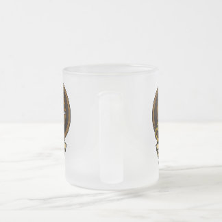 Taza De Cristal Esmerilado Clan escocés Bruce Badge y Escudo | Escudo de arma