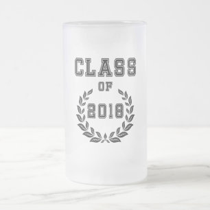 Taza De Cristal Esmerilado Clase de 2018