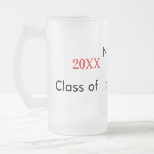 Taza De Cristal Esmerilado Clase de sobrevivientes de la escuela de enfermerí