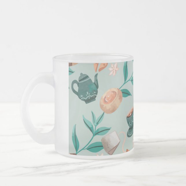 Taza De Cristal Esmerilado Classic mug design  (Izquierda)