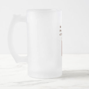Taza De Cristal Esmerilado Clima de cacao caliente