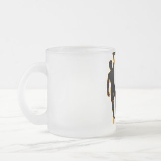 Taza De Cristal Esmerilado Climbers coffee mug