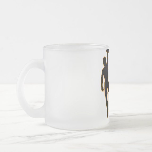 Taza De Cristal Esmerilado Climbers coffee mug (Izquierda)