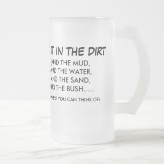 Taza De Cristal Esmerilado Club ancho de Burnett 4X4 de la bahía