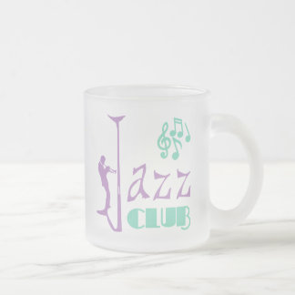 Taza De Cristal Esmerilado Club de jazz