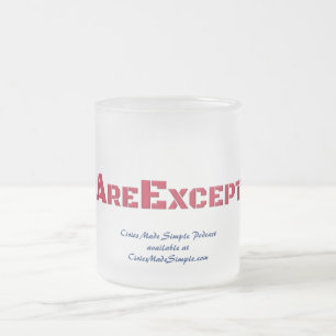 Taza De Cristal Esmerilado CMS Frosted Coffee Mug