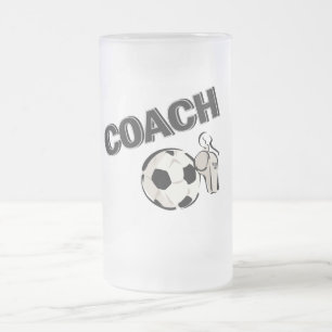 Taza De Cristal Esmerilado Coche del fútbol (silbido/bola)