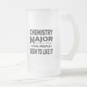 Taza De Cristal Esmerilado Colegio de Química Grandes Guay