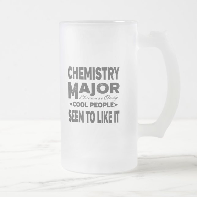 Taza De Cristal Esmerilado Colegio de Química Grandes Guay (Derecha)