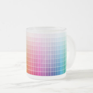Taza De Cristal Esmerilado Color gráfico Color de la tabla Espectro Paleta de