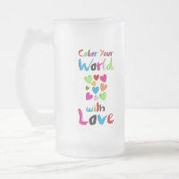 Color tu mundo con amor - Vibrante diseño del cora