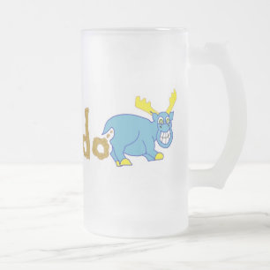 Taza De Cristal Esmerilado Colorado Mooser Frosted Beer Mug