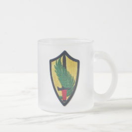 Taza De Cristal Esmerilado Comando central de USCENTCOM CENTCOM MacDill AFB