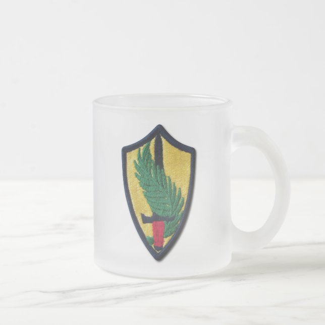 Taza De Cristal Esmerilado Comando central de USCENTCOM CENTCOM MacDill AFB (Derecha)