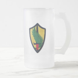 Taza De Cristal Esmerilado Comando central de USCENTCOM CENTCOM MacDill AFB