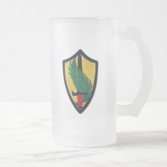 Taza De Cristal Esmerilado Comando central de USCENTCOM CENTCOM MacDill AFB (Derecha)