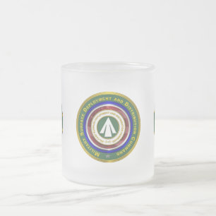Taza De Cristal Esmerilado Comando de distribución de despliegue de superfici