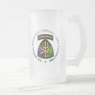 Taza De Cristal Esmerilado Comando de operaciones especiales - Capacidades co